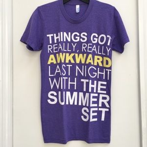 The Summer Set band tshirt